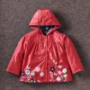 Toddler Boys Girls Rain Jacket Baby Lightweight Waterproof Hooded Raincoats Windbreakers Warm (Red, 12-18 Months) view 2