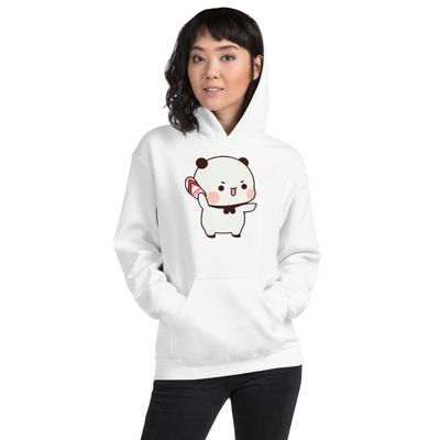 Bubu and Dudu Unisex Hoodie White