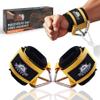 Lights Mountain Wrist Cuffs for Cable Machines  Padded & Adjustable Straps for Lateral Raises, Tricep Pushdowns & Strength Training (Yellow M) view 1