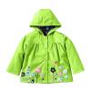 Toddler Boys Girls Rain Jacket Baby Lightweight Waterproof Hooded Raincoats Windbreakers Warm (Green, 2-3 Years) view 1