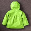 Toddler Boys Girls Rain Jacket Baby Lightweight Waterproof Hooded Raincoats Windbreakers Warm (Green, 2-3 Years) view 3