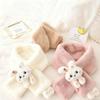 Ruby&Tang Toddler Girl Scarf Warmer Kids Bunny Scarves Winter Furry Rabbit For Children 2t 3t 4t 2-9Years view 2