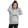 Andii His Bubu Dudu and Slipper on Hand Unisex Hoodie Sport Grey view 1