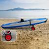 jiahesuw Kayak Cart Foldable Boats Kayak Carriers Kayak Carriers Cart Canoes Dolly Trolley for Carry Kayak Paddleboard Transport view 4