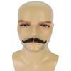BC GOODS BY Men's Novelty Black Mustache English Comedian Style Facial Hair for Adults, Flame-retardant Synthetic Fiber view 2