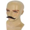 BC GOODS BY Men's Novelty Black Mustache English Comedian Style Facial Hair for Adults, Flame-retardant Synthetic Fiber view 3