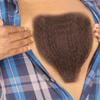 BC GOODS BY Cosplay Chest Hair for Men  Premium Human Hair Blend- Dark Brown view 2