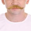 BC GOODS BY Black Human Hair Mustache for Men, Enhance Your Cosplay with Realistic Facial Hair - Soft Blonde view 1
