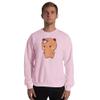 Bubu and Dudu with Slipper on Head Unisex Sweatshirt Light Pink view 1