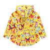 Girls Boys Rain Jacket Spring Fall Lightweight Waterproof Hooded Rain Coats Toddler Windbreaker (Yellow, 3-4 Years) view 2