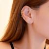 Lymphatic Earrings for Women Ear Cuff Clip On Non Piercing Spiral Dangle Cloud Birthday Jewelry Gift view 3