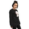 Bubu and Dudu with Slipper in Hand Unisex Sweatshirt Black view 2