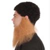 BC GOODS BY Light Brown Men's Long Beard Set Cosplay Facial Hair Accessory view 4