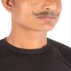 BC GOODS BY Human Hair Mustache for Men's Cosplay and Theatrical Use - Brown view 3
