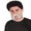 BC GOODS BY Premium Men's Silver Grey Mutton Chops Beard, Flame-retardant Synthetic Fiber view 2