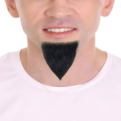 BC GOODS BY Men's Cosplay Goatee Set Black Setit Facial Hair, Flame-Retardant Synthetic Fiber
