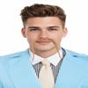 BC GOODS BY Adult Men's Chinese Super Villain Mustache  Realistic Fake Human Hair- Mix Brown view 1