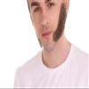 BC GOODS BY Mens Authentic-Looking Mutton Chops Sideburns -Brown view 4