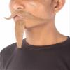BC GOODS BY Men's Synthetic Long Facial Hair Set  Mustache and Goatee for Cosplay- Mix Brown view 2