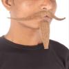 BC GOODS BY Men's Synthetic Long Facial Hair Set  Mustache and Goatee for Cosplay- Mix Brown view 3