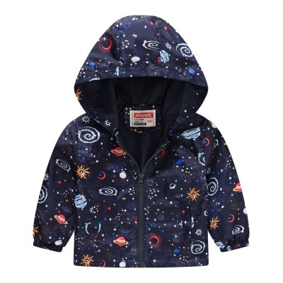 Toddler Boys Girls Rain Jacket Waterproof Outwear Breathable Rain Coat for Kids Hooded (Black, 12-18 Months)