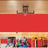 VANCL 2x6 Wall Padding 4'' Thick Gym Wall Padding 6 FT High Gymnasium Wall Mats 72'' Gym Pads for Wall Padding for Kids Gym Wall Mat 2''x6'' Gym Padding for Wall Pad Red [1 Pack] view 1