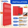 VANCL 2x6 Wall Padding 4'' Thick Gym Wall Padding 6 FT High Gymnasium Wall Mats 72'' Gym Pads for Wall Padding for Kids Gym Wall Mat 2''x6'' Gym Padding for Wall Pad Red [1 Pack] view 2