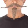 BC GOODS BY Men's Synthetic Long Facial Hair Set  Mustache and Goatee for Cosplay-Brown view 1