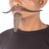 BC GOODS BY Men's Synthetic Long Facial Hair Set  Mustache and Goatee for Cosplay-Brown view 2