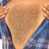 BC GOODS BY Cosplay Chest Hair for Men  Premium Human Hair Blend- Mix Brown view 2