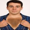 BC GOODS BY Cosplay Chest Hair for Men  Premium Human Hair Blend- Mix Brown view 4