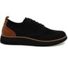 AKADEMIKS Mens Olney Wingtip Knit Oxford, Sleek Breathable Dress Shoes Black/Black, Size 11 view 3
