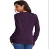 GRACE KARIN Women's Long Sleeve Cardigan V Neck Sweaters Button Down Casual Knitted Outerwear Dark Purple S view 2