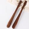 Portable Shoehorn Shoe Lifter Solid Wooden Shoe Horn Long Handle Household Entrance Porch Shoe Wearer Shoe Puller Shoe Puller Shoe Puller Shoe Puller Shoe Spoon Children's Elderly Travel Shoe Horn view 3