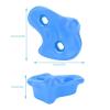 flexman 10 Rock Climbing Holds, Plastic Textured Rock Climbing Stone, Climbing Rock Wall Grips for Kindergartens, Amusement Parks, Corridors, Walls (Blue) view 4