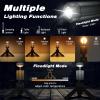 ISUNMEA Camping Lantern Telescopic, Portable Collapsible Magnetic Camping Lamp w/ 10500mAh, IPX7 Waterproof Rechargeable Flashlight, Foldable Camping Light for Hiking, Camping, Emergency, Fishing view 2