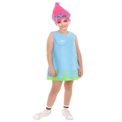 BC GOODS BY Women's Blue Troll Costume for Teen | Halloween Party Dress Costume for Teens | Ideal Cosplay Outfit for Themed Party | Wig Not Included - Medium