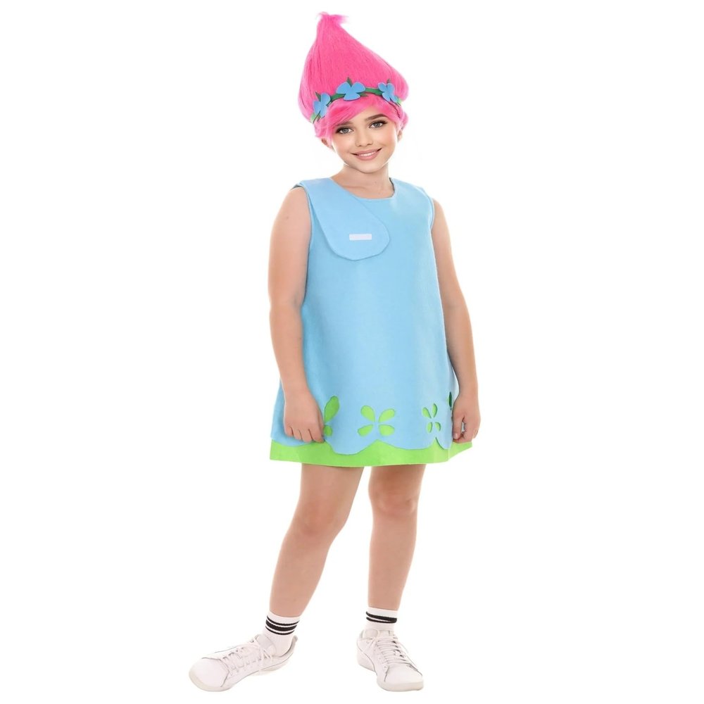 BC GOODS BY Women's Blue Troll Costume for Teen | Halloween Party Dress Costume for Teens | Ideal Cosplay Outfit for Themed Party | Wig Not Included - Medium