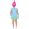 BC GOODS BY Women's Blue Troll Costume for Teen | Halloween Party Dress Costume for Teens | Ideal Cosplay Outfit for Themed Party | Wig Not Included - Medium view 4