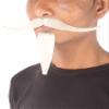 BC GOODS BY Men's Synthetic Long Facial Hair Set  Mustache and Goatee for Cosplay- White view 2