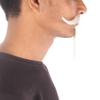 BC GOODS BY Men's Synthetic Long Facial Hair Set  Mustache and Goatee for Cosplay- White view 4
