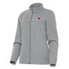 Antigua Women's Gray Kansas City Chiefs Links 2 Golf Full-Zip Jacket view 1
