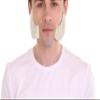 BC GOODS BY Adult Men's Brown Facial Hair Set, Mutton Chops & Sideburns, Flame-retardant Synthetic Fiber - White view 1