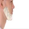 BC GOODS BY Adult Men's Brown Facial Hair Set, Mutton Chops & Sideburns, Flame-retardant Synthetic Fiber - White view 4