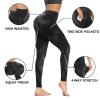 GAYHAY High Waist Yoga Pants with Pockets, Leggings for Women Tummy Control Compression Workout Leggings for Women view 3