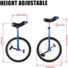 YXCUSAM Unicycle, Height Adjustable Wheel Balance Unicycle with Unicycle Stand for Street Riding, Performing Stunts view 3