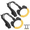 SquEqu Kids Gymnastic Rings with Adjustable Straps Pull up Olympic Rings for Kids Pull Up Bar Doorway Chin up Bar Strength Training Climbing Dome Outdoor Jungle Gym Hanging Stretching Height Increase view 1