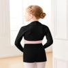 Avrigirl Black Girls Dance Sweater Athletic Open Front Ballet Cover up for Leotards view 2