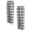 Concepts Sport Women's Black Las Vegas Raiders Ashford Plaid Knit Pants