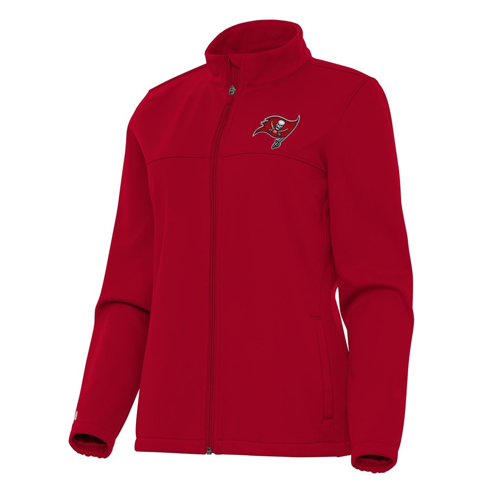 Antigua Women's Red Tampa Bay Buccaneers Links 2 Golf Full-Zip Jacket